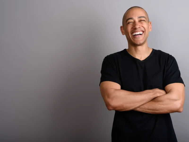 Guy smiling